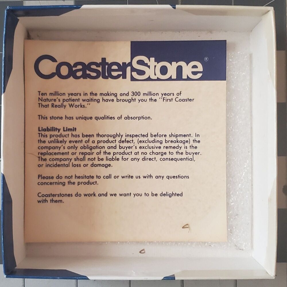 Coaster Stone Executive Breakfast Chicago Coasters Complete Set